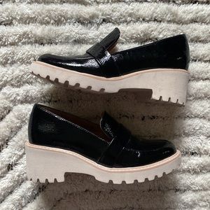 Dolce Vita Patent Leather Platform Loafers